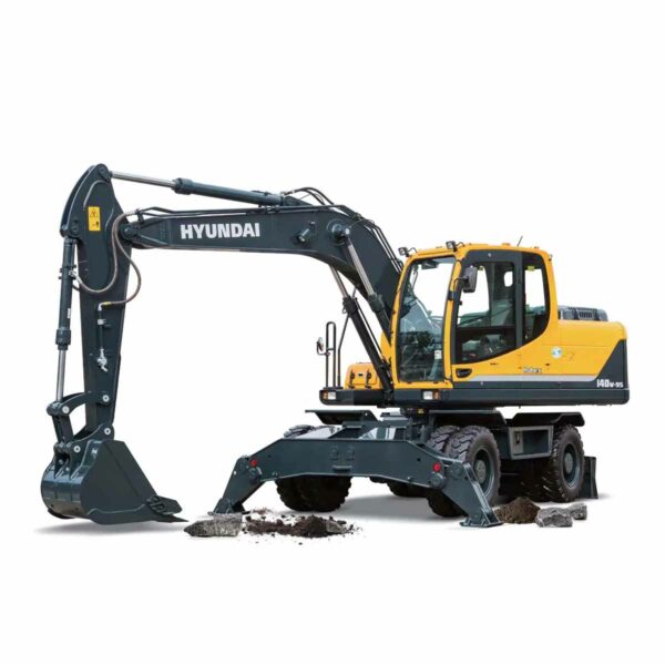 HYUNDAI CONSTRUCTION EQUIPMENT  R140W Wheeled Excavator Miniature