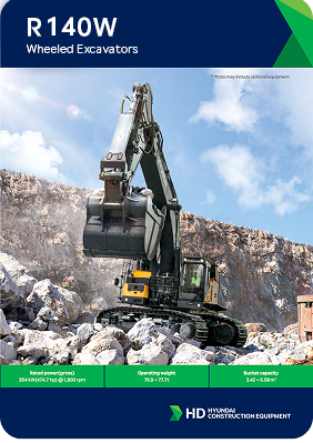 R140W Wheeled Excavators