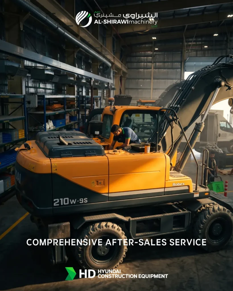 Heavy equipment maintenance and servicing UAE