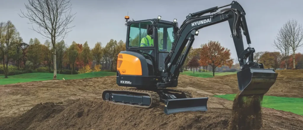 3 ton excavator for landscaping and site preparation