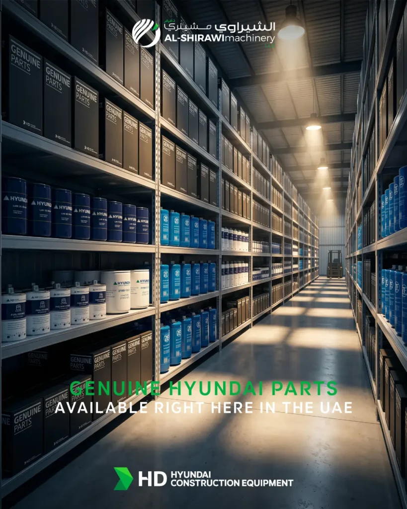 Genuine excavator spare parts UAE