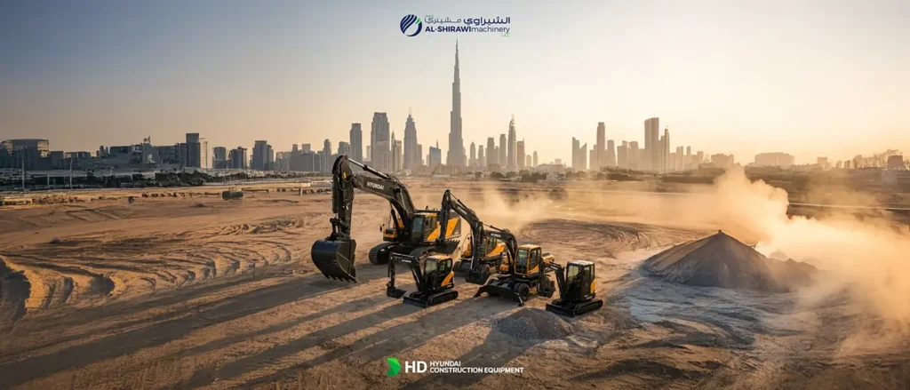 Choose the Right Excavator from Al Shirawi Machinery