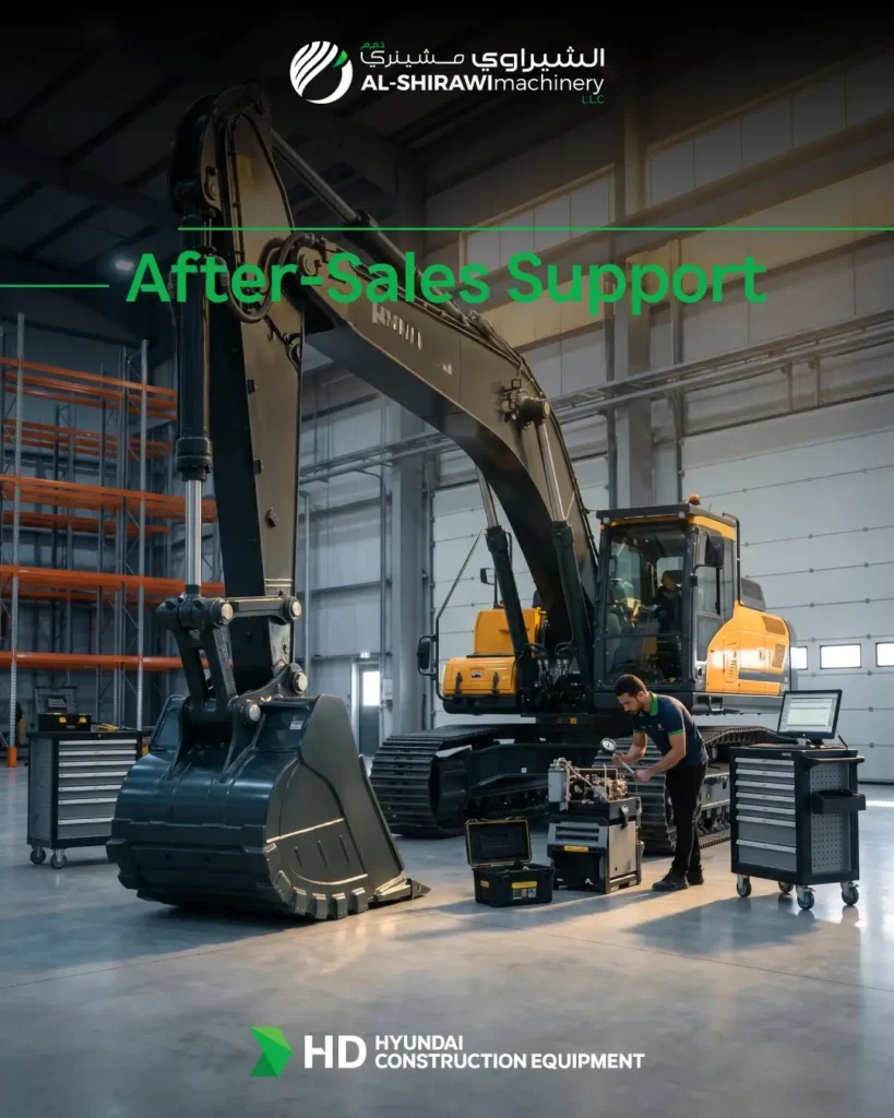 Hyundai Machinery service support UAE