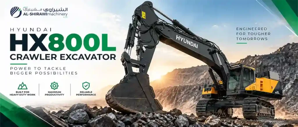 HX800L Crawler Excavator in UAE