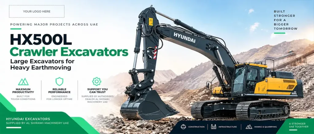 Large Excavators for Heavy Earthmoving UAE