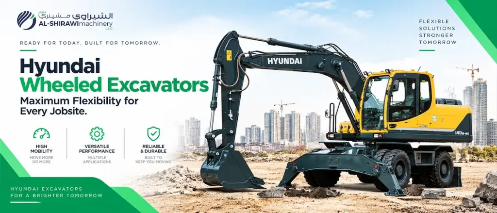 Wheeled Excavator in UAE