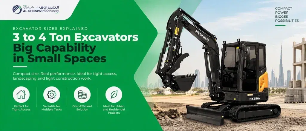 3 to 4 ton excavator in uae