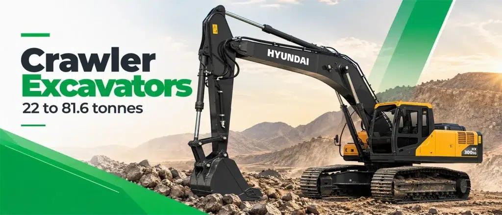 Crawler Excavators Built for Heavy Work