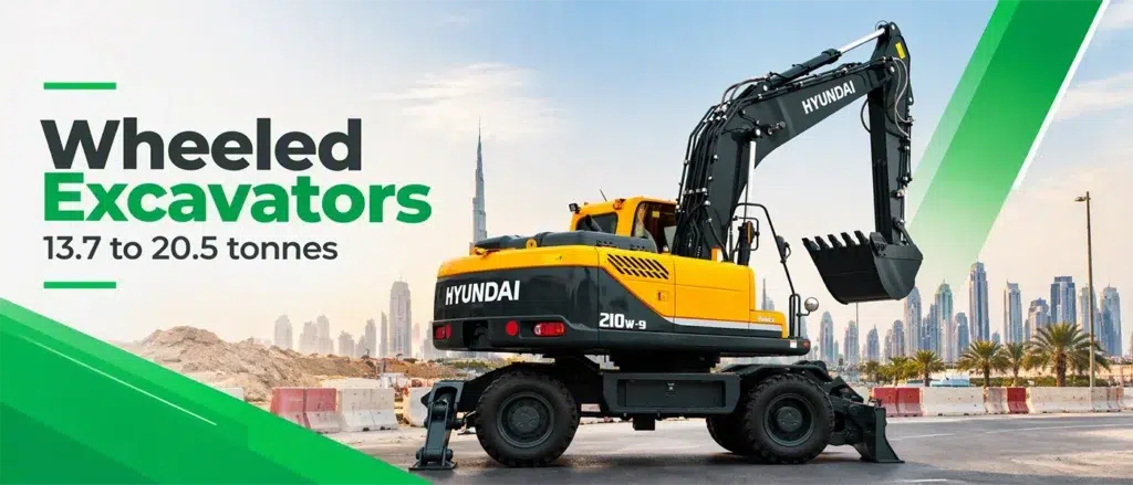 Wheeled Excavators 13.7 to 20.5 tonnes